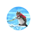 Twiggy the water skiing squirrel